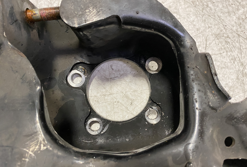 New Welded Holes for the Mazdaspeed 
 fitting cx7 bearings