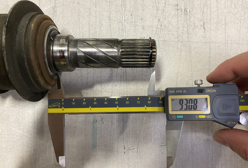 Mazdaspeed 6 Differential Spline Length
