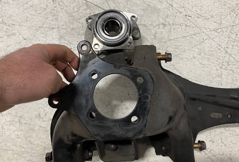Mazdaspeed 3 trailing arm plate