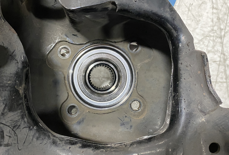 Mazdaspeed 3 trailing arm showing fitment